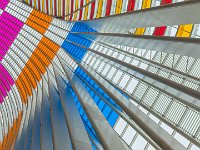 De Meyer Mia Santiago Calatrava in Luik Guillemins 2 : Luik, Ter Streep, architectuur, kleuren